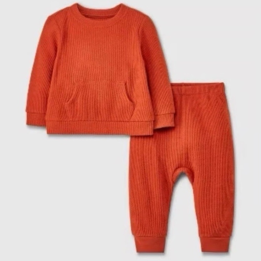 NWT Waffle Knit Matching Set